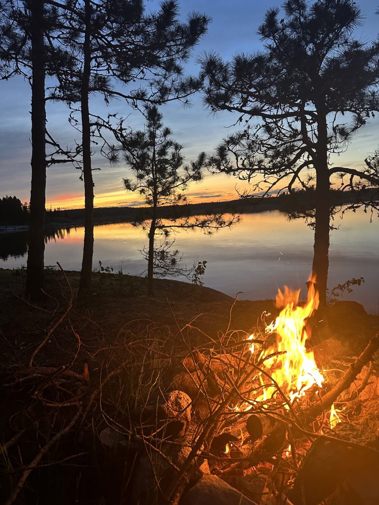 Campfire Sunset photo